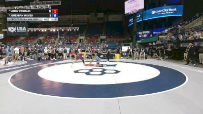 144 lbs Semis - Vinny Ferrari, Texas vs Jeremiah Hayes, Illinois