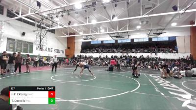 157 lbs Cons. Round 2 - Fred Ekberg, Santa Monica vs Travis Costello, Millikan