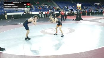 132 lbs Consi Of 16 #2 - Aedyn Mennell, Woburn vs Graham Conway, Saint John's Prep