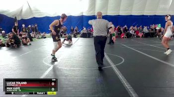 144 lbs Round 1 (8 Team) - Max Kaye, Alpha Elite vs Lucas Toland, Mustang WC