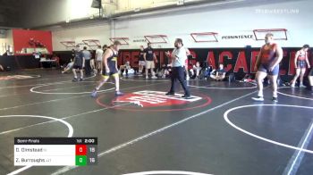 285 lbs Semifinal - Dustin Olmstead, Southern Illinois vs Zach Burroughs, Jeff Jordan