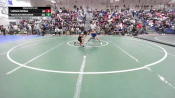 Boys 106 lbs Cons. Round 2 - Nicolas Barlahan, Santa Clara&nbsp;Boys vs Adrian Rivera, Lincoln Boys