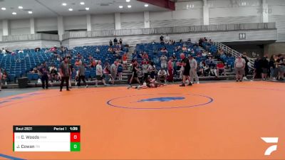 116 lbs Cons. Round 3 - Cameron Woods, Region Wrestling Academy vs Jacob Cowan, Trinity