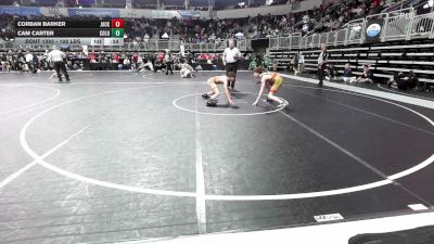 108 lbs Consi Of 4 - Corban Barker, Jackson County vs Cam Carter, Columbus WC