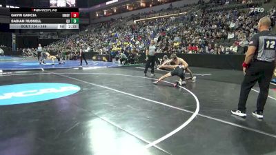 149 lbs Cons. Round 1 - Gavin Garcia, UIndy vs Sabian Russell, Quincy