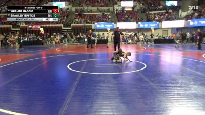 58 lbs Cons. Round 2 - Brawley Eustice, Sidney Wrestling Club vs William Maggio, Billings Wrestling Club