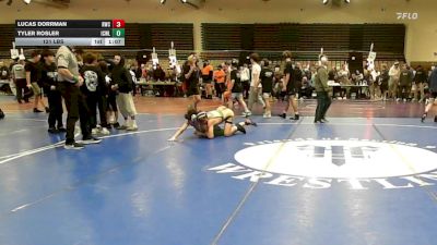 121 lbs Rr Rnd 4 - Lucas Dorrman, Ruthless Blue - MSE vs Tyler Rosler, ICWL Bruisers Club - MSE