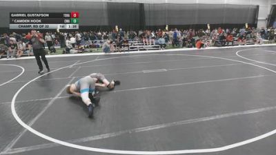 126 lbs Champ. Rd Of 32 - Gabriel Gustafson, Top Rank/HAC vs Camden Hook, Contenders Wrestling Academy