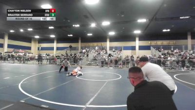 78 lbs Round Of 16 - Chayton Nielsen, Spring Hills WC vs Braxten Serrano, Stout Wr Ac