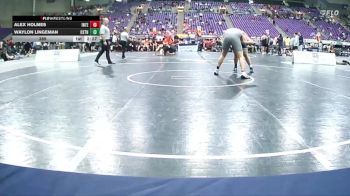 285 lbs Round 1 (16 Team) - Waylon Lingeman, Cornerstone vs Alex Holmes, Indiana Tech