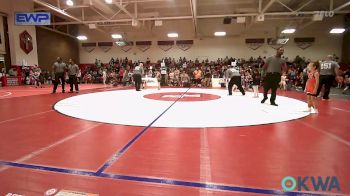 49 lbs Round Of 16 - Justin Parker, Beggs Youth Wrestling Program vs Reno Ramos, Team Tulsa Wrestling Club