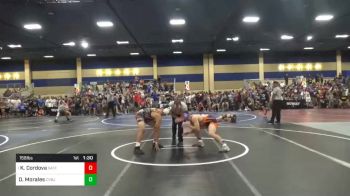 Match - Kaleb Cordova, Safford Wrestling Club vs Diego Morales, Cvbjj