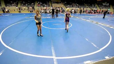 73 lbs Consi Of 4 - Madison Morrison, Spiro Bulldog Wrestling vs Joely Hunt, Vian Wrestling Club