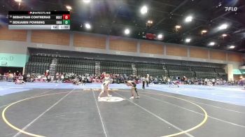 132 lbs Champ. Round 1 - Sebastian Contreras, Menlo-Atherton vs Benjamin Powning, Damonte Ranch