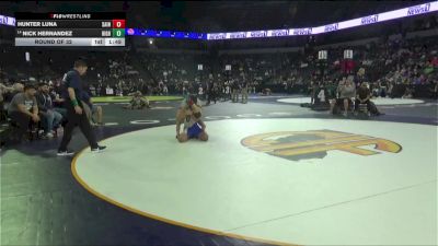 157 lbs Round Of 32 - Hunter Luna, Saint Francis (CC) vs Nick Hernandez, Highland HS (CS)