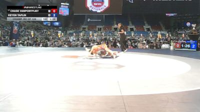 106 lbs Champ. Rd Of 128 - Chase VanPortfliet, Michigan vs Keyen Taplin, Kansas