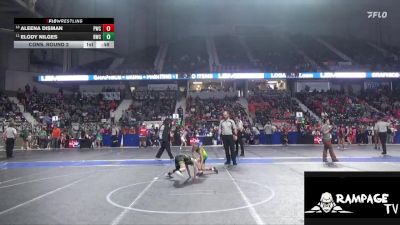 60 lbs Cons. Round 2 - Elody Nilges, Bobcat Wrestling Club vs Aleena Disman, Pratt Wrestling Club