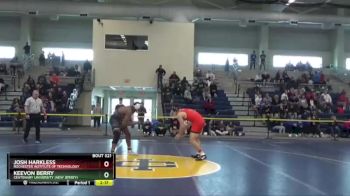 197 lbs Cons. Semi - Josh Harkless, Rochester Institute Of Technology vs Keevon Berry, Centenary University (New Jersey)