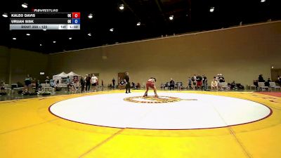 120 lbs Cons. Round 2 - Kaleo Davis, OK vs Urijah Sisk, OK