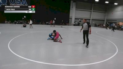 113 lbs Cons. Quarters - Donovan Jenkins, Youth Impact Center Wrestling Club vs Jack Falk, Askren Wrestling Academy