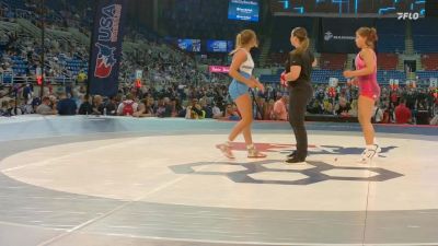 130 lbs Champ. Rd Of 16 - Ginger Majurin, MI vs Emma Grimes, PA