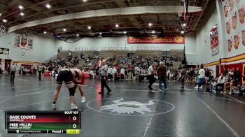 285 lbs Quarterfinal - Gage Counts, Marysville vs Mike Millin, Massillon Perry