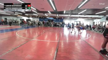 80 lbs Cons. Round 2 - Carson Montenegro, Homedale Wrestling Club vs Karter Zimmerschied, Hawk Wrestling Club