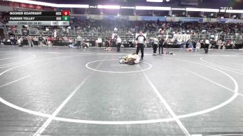 65 lbs Consi Of 16 #2 - Booker Boatright, Neosho Youth Wrestling vs Parker Tolley, King Select Wr Ac