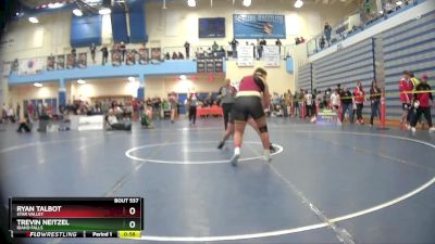 190 lbs Cons. Round 5 - Ryan Talbot, Star Valley vs Trevin Neitzel, Idaho Falls