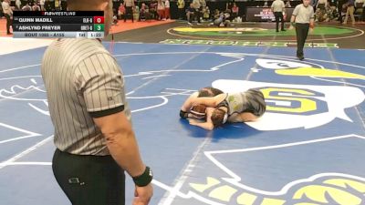 Champ. Round 1 - Ashlynd Freyer, Gretna vs Quinn Madill, Elkhorn Wrestling