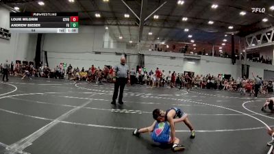 64 lbs Finals (2 Team) - Andrew Bieser, Frost Gang vs Louie Milgrim, U2 Vougars Uprising VHW