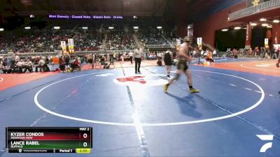 3A-195 lbs Champ. Round 1 - Lance Rabel, Buffalo vs Kyzer Condos, Mountain View