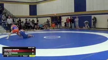 141 lbs Quarterfinal - Anthony Martin, Coast Guard vs Sean Peterson, Alfred State