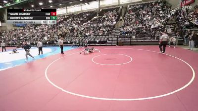 4A 120 lbs Champ. Round 1 - Hunter Mcbride, Ridgeline vs Gavin Bradley, Stansbury