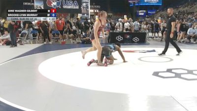 135 lbs Cons. Sub-rd Of 32 - June Wagner-Gilbert, Indiana vs Brooke-Lynn Murray, New York