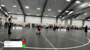 60-65 lbs Rr Rnd 3 - Liam King, Thoroughbred Wrestling Academy (TWA) vs Mason Thome, Immortal Athletics WC