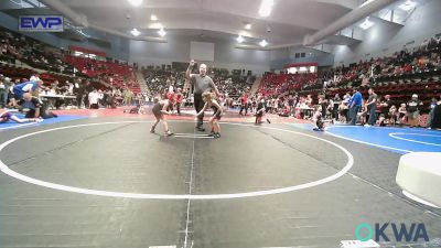 43-46 lbs Consolation - Lillian Shuemake, Pirate Wrestling Club vs Evelyn Pierce, Verdigris Youth Wrestling