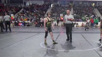 110 lbs Champ. Round 1 - Wade Stubbs, Newton vs Andrew Chapman, Lawrence Elite Wrestling Club