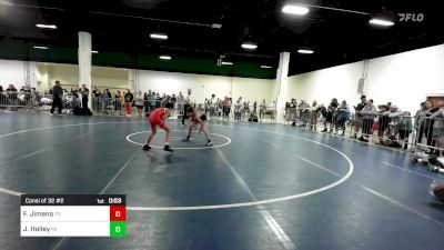 90 lbs Consi Of 32 #2 - Fernando Jimeno, TX vs Jacob Holley, MI