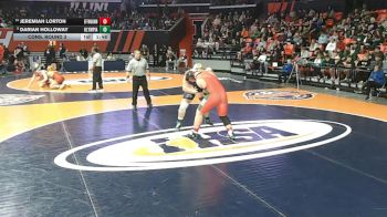 1A 285 lbs Cons. Round 3 - Darian Holloway, Stanford (Olympia) vs Jeremiah Lorton, Effingham (H.S.)