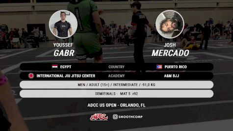 Youssef Gabr vs Josh Mercado 2025 ADCC Orlando Open/Youth Trials