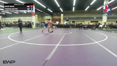 144 lbs Quarterfinal - David Mora, Panhandle RTC vs Freddie Hector, Texas