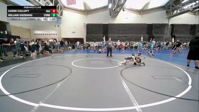 61 lbs Rr Rnd 6 - Casen Collupy, Falcons Wrestling Club vs William Uszenski, CT Refinery