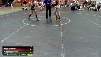 88 lbs Semis (4 Team) - Ayden Hudson, Armory vs Antonio Liscotti, Silo