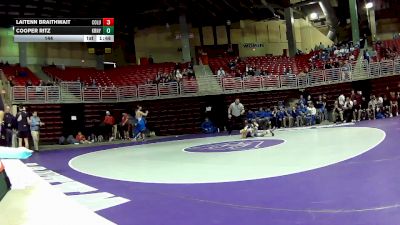 144 lbs Semis & 3rd Wb (16 Team) - Laitenn Braithwait, Columbus vs Cooper Ritz, Kearney