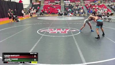 133 lbs Cons. Round 4 - Kaven Bartlett, Newman vs Amare Chavez, Grand View