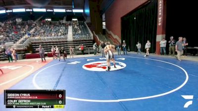 149 lbs 3rd Place Match - Colby Gefroh, High Plains Thunder Wrestling Club vs Gideon Cyrus, Dubois Rams Wrestling Club