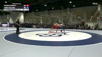 52 lbs Cons. Round 6 - Patrick Barnett, California vs Owen Williams, Bonneville Wrestling Club