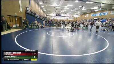 96 lbs Champ. Round 2 - Slone Hardy, Payson Pride Wrestling vs Brigham Brooker, Sons Of Atlas