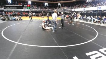 6A 165 lbs Champ. Round 1 - Calel Johnson, Comal Canyon vs Jaichristian Washington, Rockwall